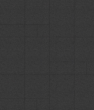 Тротуарная плитка Грандо - Гранит Черный, комплект из 4 видов плит