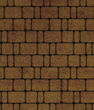 Тротуарная плитка КЛАССИКО - Листопад гранит Каир, комплект из 3 видов плит