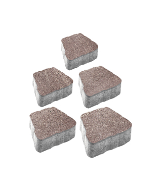 Тротуарная плитка АНТИК - Искусственный камень Плитняк, комплект из 5 видов плит