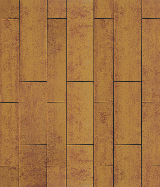 Тротуарная плитка ПАРКЕТ - Листопад гладкий Каир, комплект из 4 видов плит