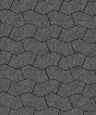 Тротуарная плитка S-ФОРМА - Гранит Серый с черным