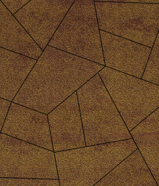 Тротуарная плитка ОРИГАМИ - Листопад гранит Каир, комплект из 6 видов плит