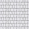 Тротуарная плитка АНТИК - Стоунмикс Белый, комплект из 5 видов плит
