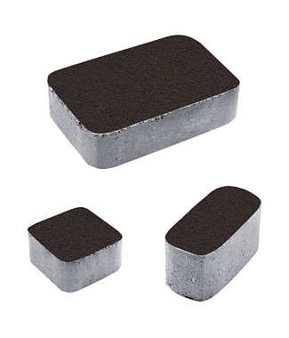 Тротуарная плитка КЛАССИКО - Гранит Коричневый, комплект из 3 видов плит