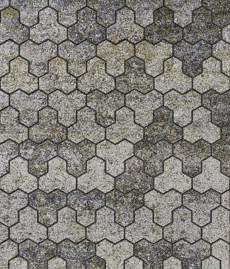 Тротуарная плитка ТРИЛИСТНИК - Искусственный камень Габбро