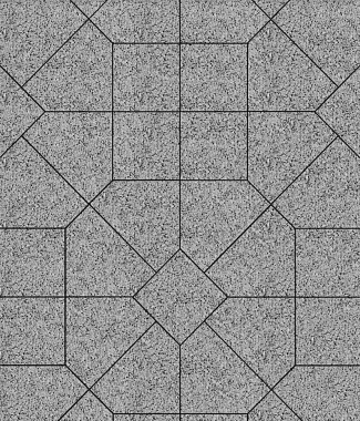 Тротуарная плитка ШАПКА ЕПИСКОПА - Гранит серый с черным