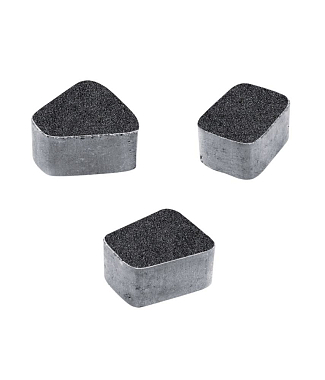 Тротуарная плитка КЛАССИКО - Стоунмикс Черный, комплект из 3 видов плит