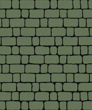 Тротуарная плитка АРЕНА - Стандарт Зеленый