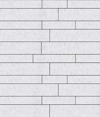Тротуарная плитка ПАРКЕТ - Стоунмикс Белый, комплект из 6 видов плит