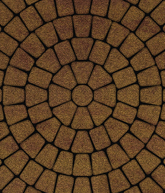 Тротуарная плитка КЛАССИКО - Листопад гранит Каир, комплект из 3 видов плит
