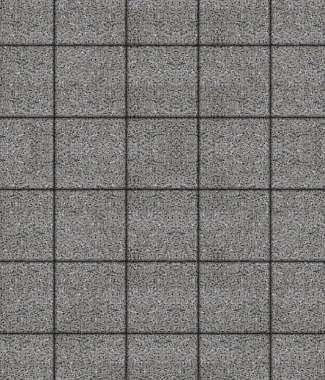 Тротуарная плитка КВАДРАТ - Стоунмикс кремовый с черным