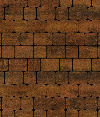Тротуарная плитка КЛАССИКО - Листопад гранит Саванна, комплект из 2 видов плит