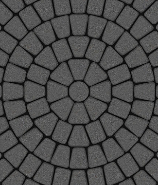 Тротуарная плитка КЛАССИКО - Стандарт Серый, комплект из 3 видов плит
