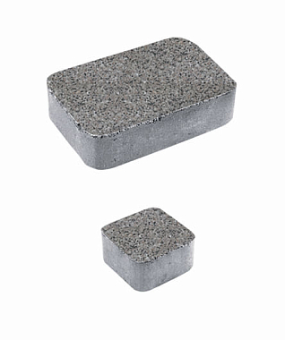 Тротуарная плитка КЛАССИКО - Стоунмикс кремовый с черным, комплект из 3 видов плит