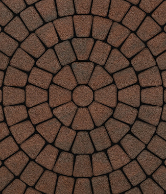 Тротуарная плитка КЛАССИКО - Листопад гранит Клинкер, комплект из 3 видов плит