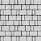 Тротуарная плитка КЛАССИКО - Гранит Белый, комплект из 3 видов плит