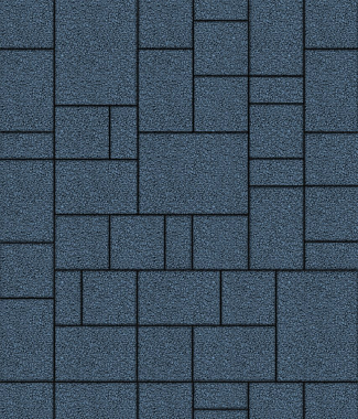 Тротуарная плитка МЮНХЕН - Гранит Синий, комплект из 4 видов плит