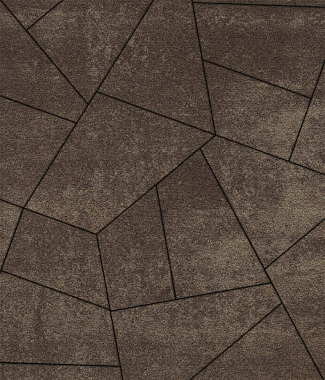 Тротуарная плитка ОРИГАМИ - Листопад гранит Хаски, комплект из 6 видов плит