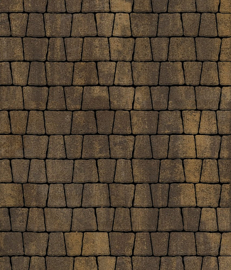 Тротуарная плитка АНТИК - Листопад гладкий Мокко, комплект из 5 видов плит