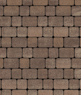 Тротуарная плитка КЛАССИКО - Листопад гранит Хаски, комплект из 2 видов плит