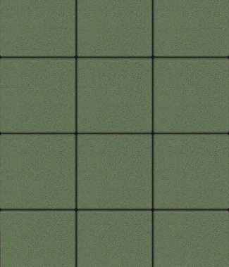 Тротуарная плитка КВАДРАТ - Стандарт Зеленый
