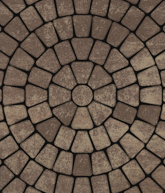Тротуарная плитка КЛАССИКО - Листопад гладкий Хаски, комплект из 3 видов плит