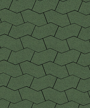 Тротуарная плитка S-ФОРМА - Гранит Зеленый