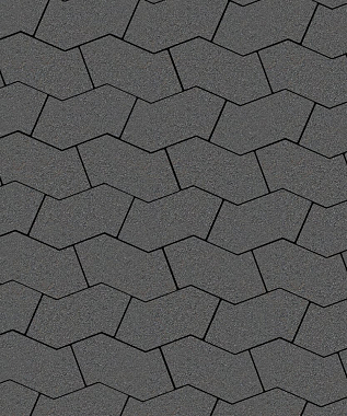 Тротуарная плитка S-ФОРМА - Стандарт Серый