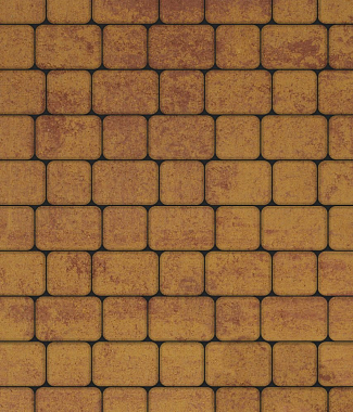 Тротуарная плитка КЛАССИКО - Листопад гладкий Каир, комплект из 2 видов плит