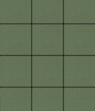 Тротуарная плитка КВАДРАТ - Стандарт Зеленый