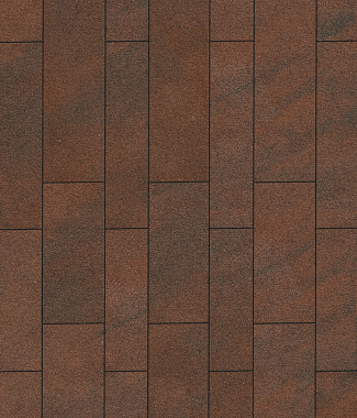 Тротуарная плитка ПАРКЕТ - Листопад гранит Клинкер, комплект из 4 видов плит