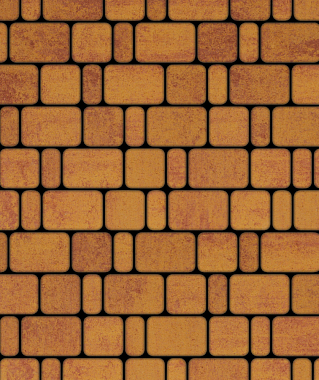 Тротуарная плитка КЛАССИКО - Листопад гладкий Каир, комплект из 3 видов плит