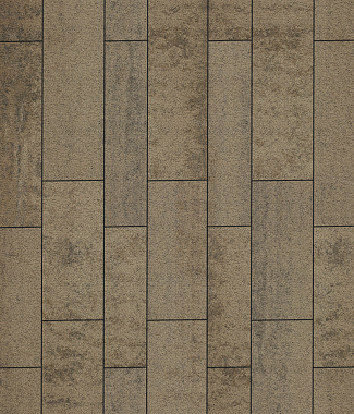 Тротуарная плитка ПАРКЕТ - Листопад гранит Старый замок, комплект из 4 видов плит