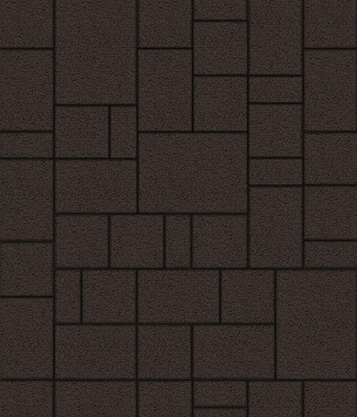 Тротуарная плитка МЮНХЕН - Гранит Коричневый, комплект из 4 видов плит