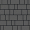 Тротуарная плитка СТАРЫЙ ГОРОД - Стандарт Серый, комплект из 3 видов плит