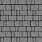 Тротуарная плитка КЛАССИКО - Гранит Серый с черным, комплект из 3 видов плит
