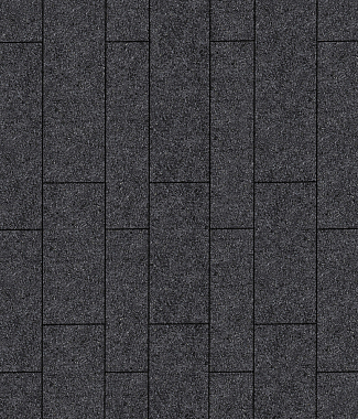 Тротуарная плитка ПАРКЕТ - Стоунмикс Черный, комплект из 4 видов плит