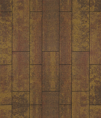 Тротуарная плитка ПАРКЕТ - Листопад гранит Осень, комплект из 4 видов плит