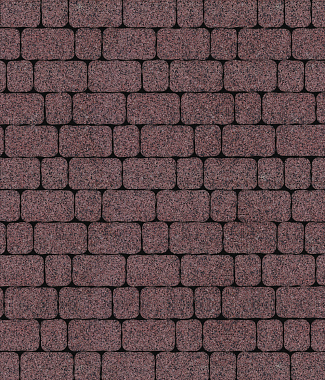 Тротуарная плитка АРЕНА - Гранит красный с черным