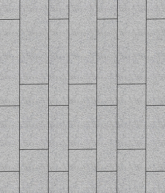 Тротуарная плитка ПАРКЕТ - Гранит Белый, комплект из 4 видов плит