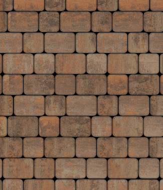 Тротуарная плитка КЛАССИКО - Листопад гладкий Клен, комплект из 2 видов плит