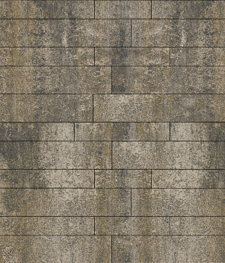 Тротуарная плитка ПАРКЕТ - Искусственный камень Базальт, комплект из 6 видов плит