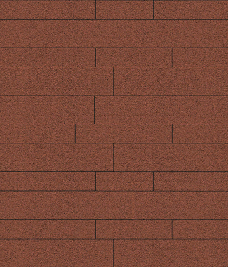 Тротуарная плитка ПАРКЕТ - Гранит Красный, комплект из 6 видов плит