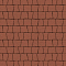 Тротуарная плитка АНТИК - Стандарт Красный, комплект из 5 видов плит