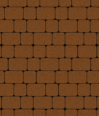 Тротуарная плитка КЛАССИКО - Гранит Оранжевый, комплект из 2 видов плит