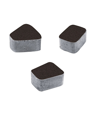 Тротуарная плитка КЛАССИКО - Гранит Коричневый комплект из 3 видов плит