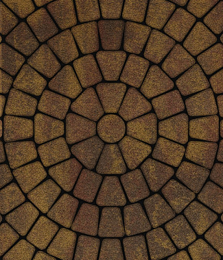 Тротуарная плитка КЛАССИКО - Листопад гранит Осень, комплект из 3 видов плит
