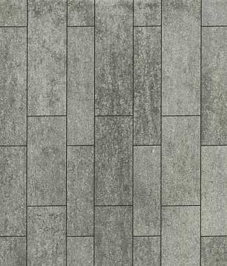 Тротуарная плитка ПАРКЕТ - Искусственный камень Шунгит, комплект из 4 видов плит
