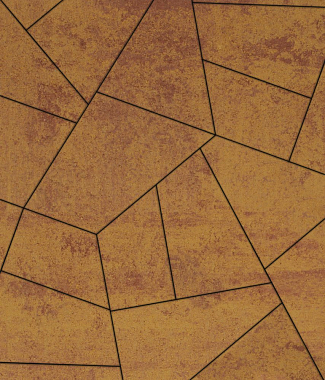 Тротуарная плитка ОРИГАМИ - Листопад гладкий Каир, комплект из 6 видов плит