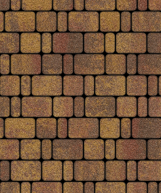 Тротуарная плитка КЛАССИКО - Листопад гранит Осень, комплект из 3 видов плит